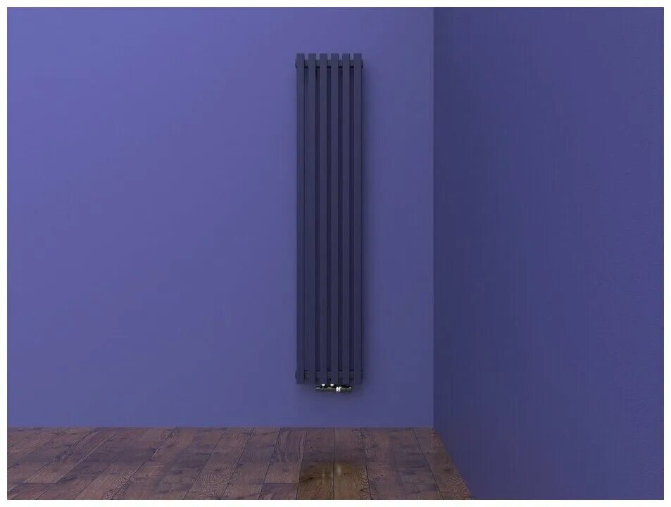 Кзто нижнее подключение Кзто нижнее подключение Кзто нижнее подключение Радиатор трубчатый КЗТО QUADRUM 40 V-1750 8 секц ниж/п центр, структурный черный