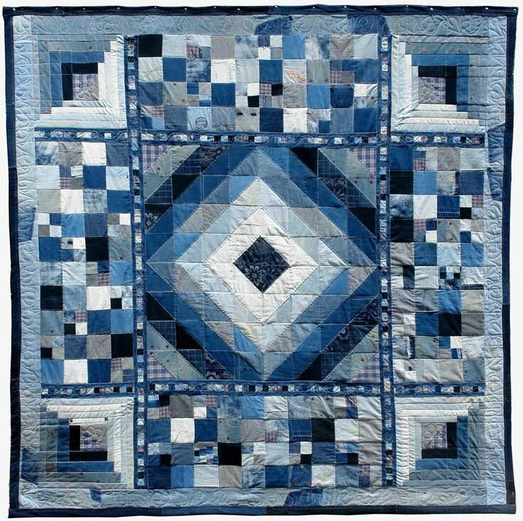 Пэчворк джинса фото Denim Quilt for Tali