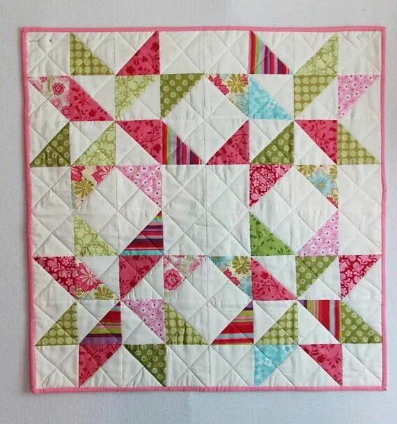 Пэчворк фото схемы Modern Baby Quilt/Pinwheel Star Baby Quilt/Baby Quilt/Baby Girl Quilt/Shower Gif