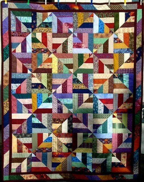 Пэчворк фото схемы Creative ideas for you: Twenty-Six Free Scrappy Quilt Patterns Scrappy quilt pat