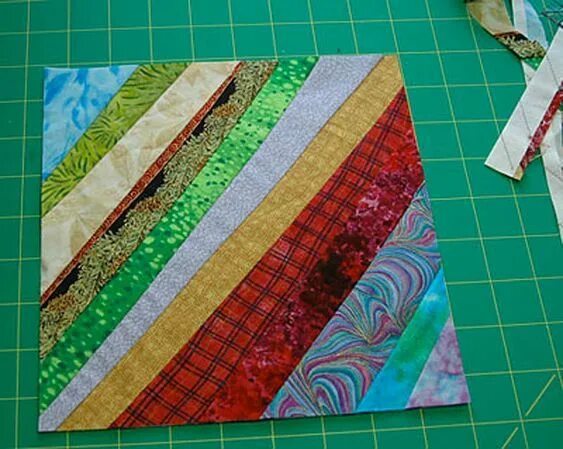 Пэчворк из полосок ткани фото Pin on Quilting