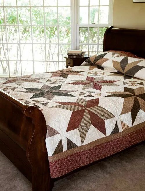 Пэчворк одеяло из темных тканей фото Dashing Stars Quilt Pattern Download Star quilt patterns, Quilt pattern download