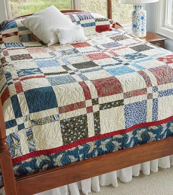 Пэчворк покрывало фото идеи для вдохновения Renewal Pattern Download Quilts, Bed quilt patterns, Quilt patterns