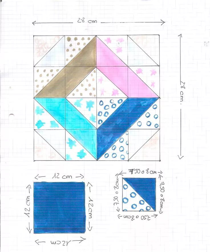 Пэчворк шаблоны и выкройки Les Antònies: TUTORIAL DE PATCHWORK: BLOC 4. Patchwork quilt patterns, Quilting 