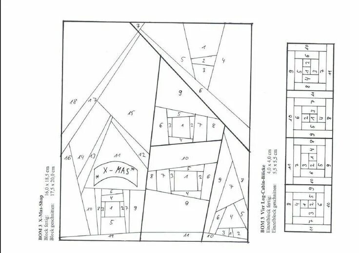 Пэчворк шаблоны и выкройки village18.JPG - Просмотр картинки - Хостинг картинок, изображений и фотоальбомов