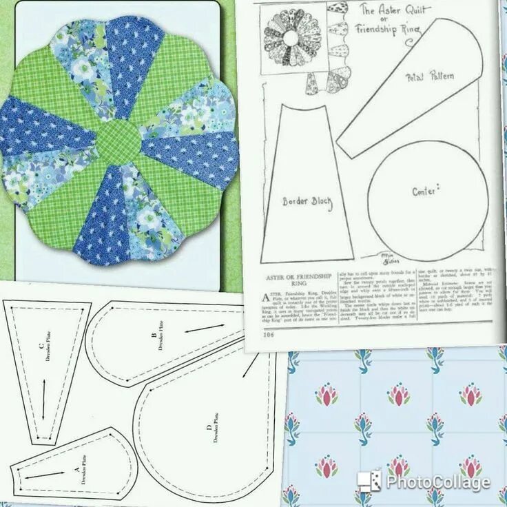 Пэчворк своими руками выкройки Pin on Pecvörk Sewing crafts tutorials, Small quilt projects, Dresden plate quil