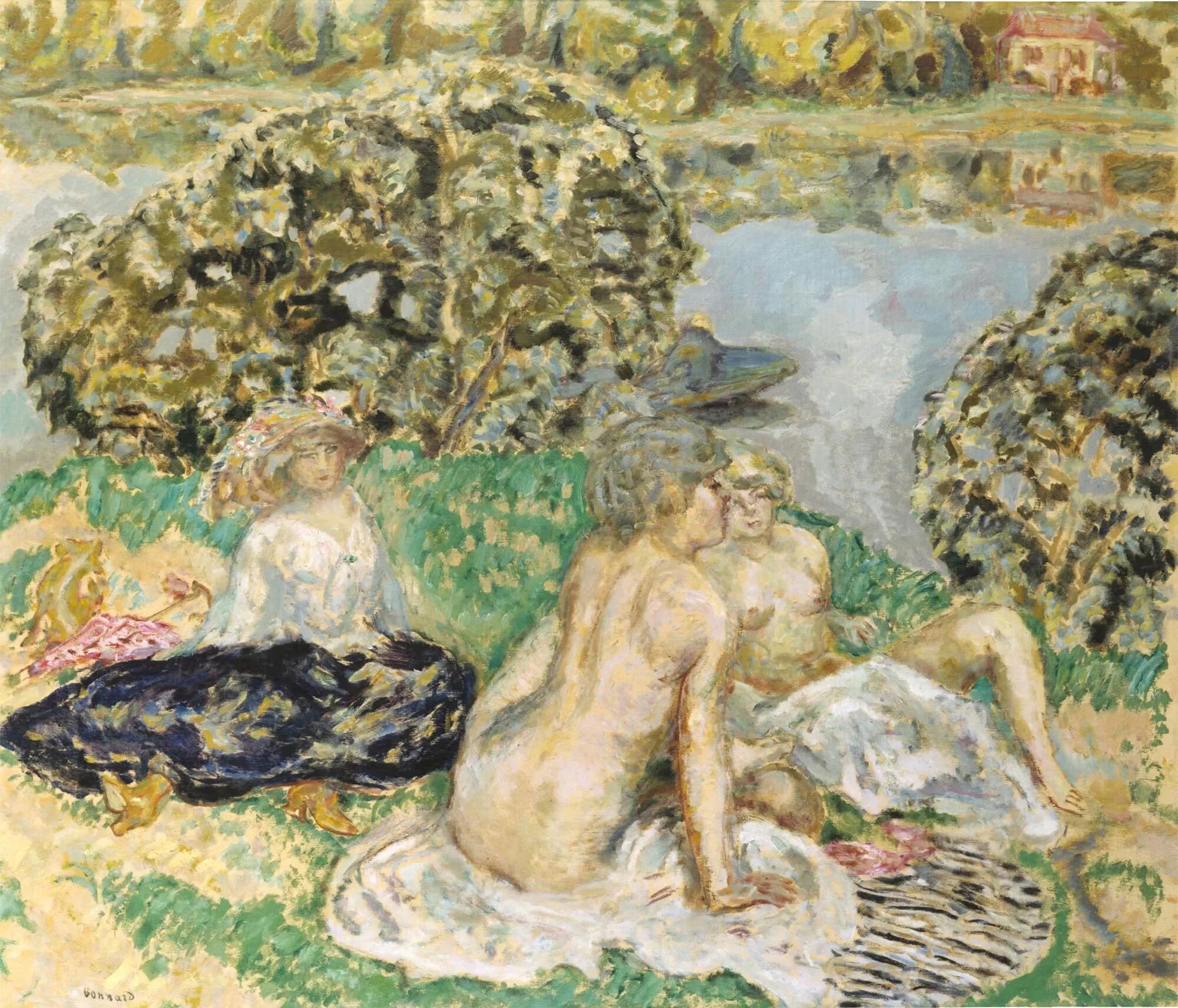 Пьер боннар и марта фото File:'Les Demoiselles' by Pierre Bonnard.jpg - Wikimedia Commons