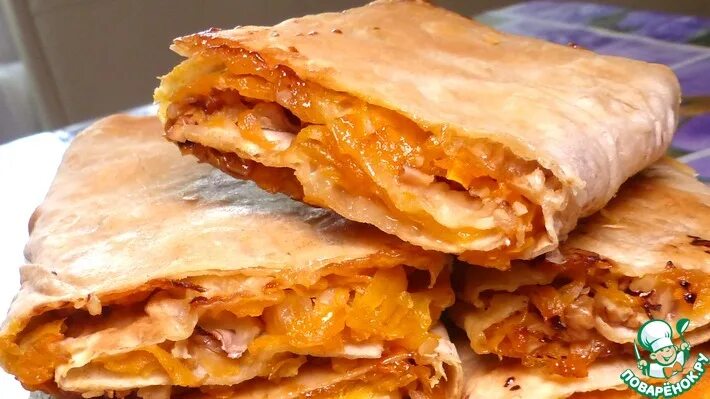 Плачинда с тыквой рецепт с фото Лаваш с тыквой - кулинарный рецепт