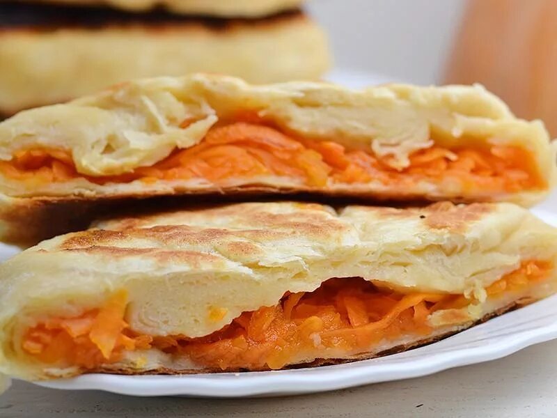 Плачинда с тыквой рецепт с фото Плацинды с тыквой на сковороде рецепт с фото - 1000.menu