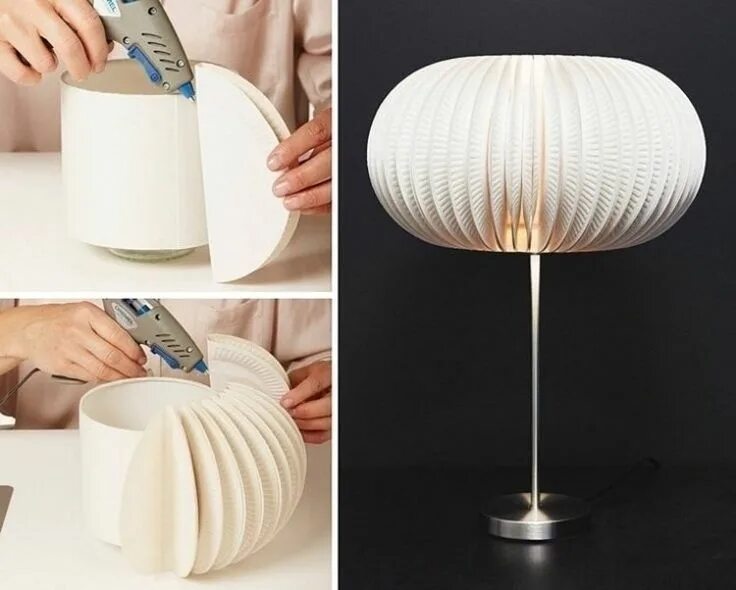 Плафон для светильника своими руками Lampe et suspension design: 55 idées DIY faciles à imiter! Lampenschirm basteln,