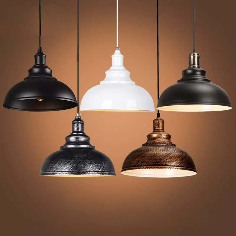 Плафоны люстры в стиле лофт Loft Decor Industrial Lamp Pendant Lights Iron Vintage Room - AliExpress