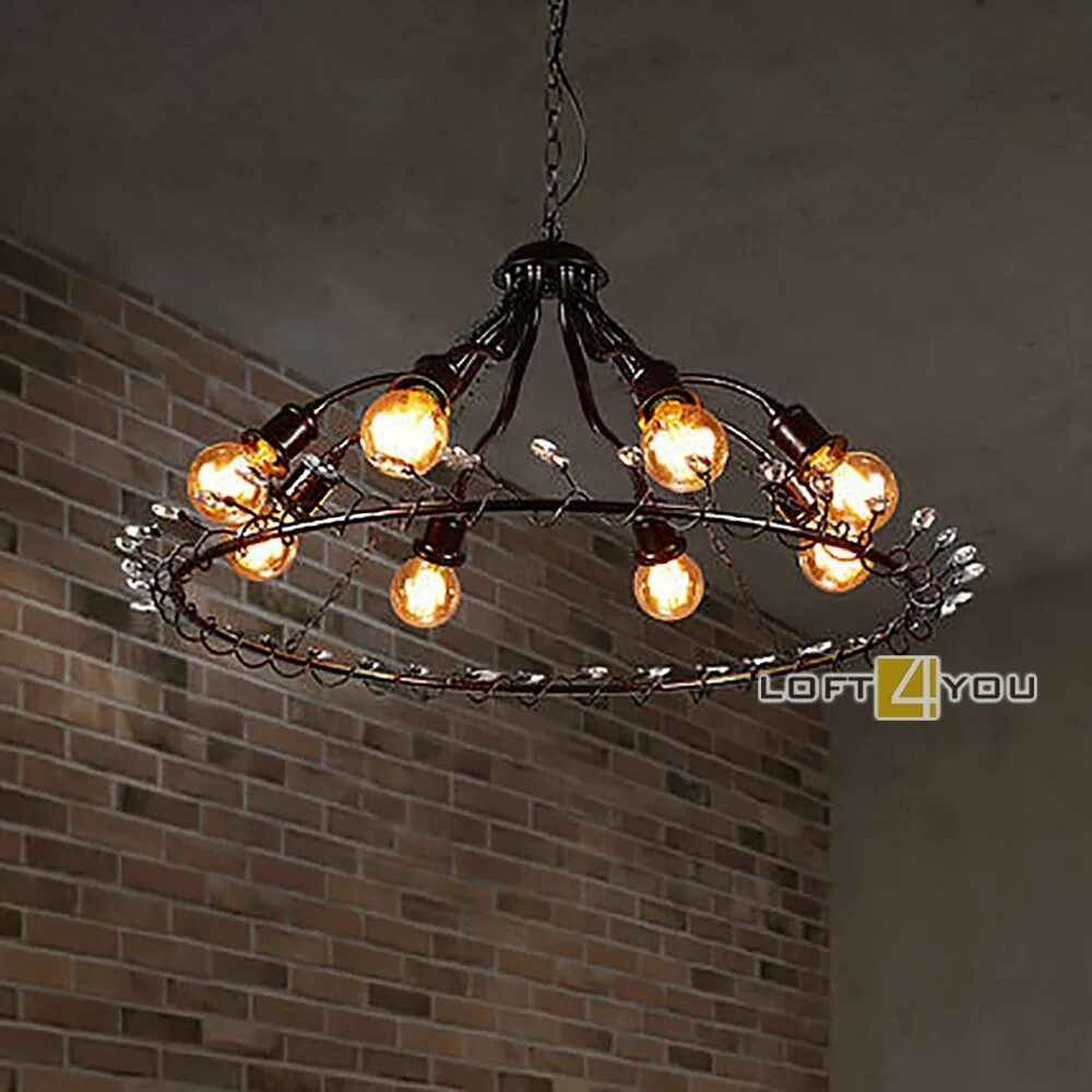 Плафоны люстры в стиле лофт Светильник лофт Phenix New 15 купить в Москве по низкой цене