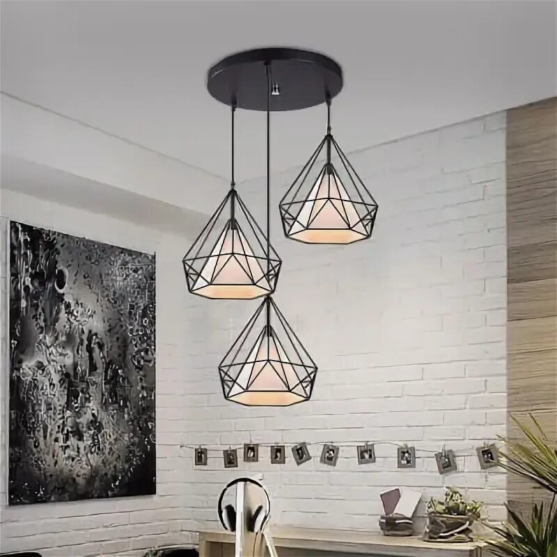 Плафоны люстры в стиле лофт Черные люстры в стиле лофт от 3 473 руб. в Москве - купить по выгодной цене Retr