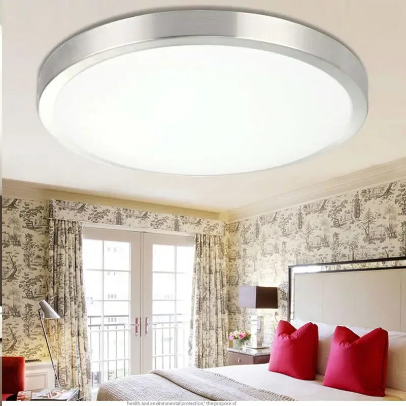 Плафоны на потолки фото Светодиодные потолочные светильники диаметром 350 мм, 220 В, 230 В, 240 в, 16 Вт