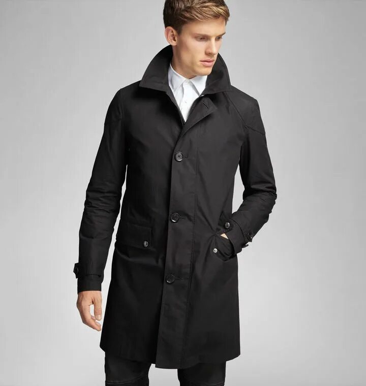 Плащ мужской какой в моде Belstaff Wetherby Coat black Designer jackets for men, Black coat, Coat