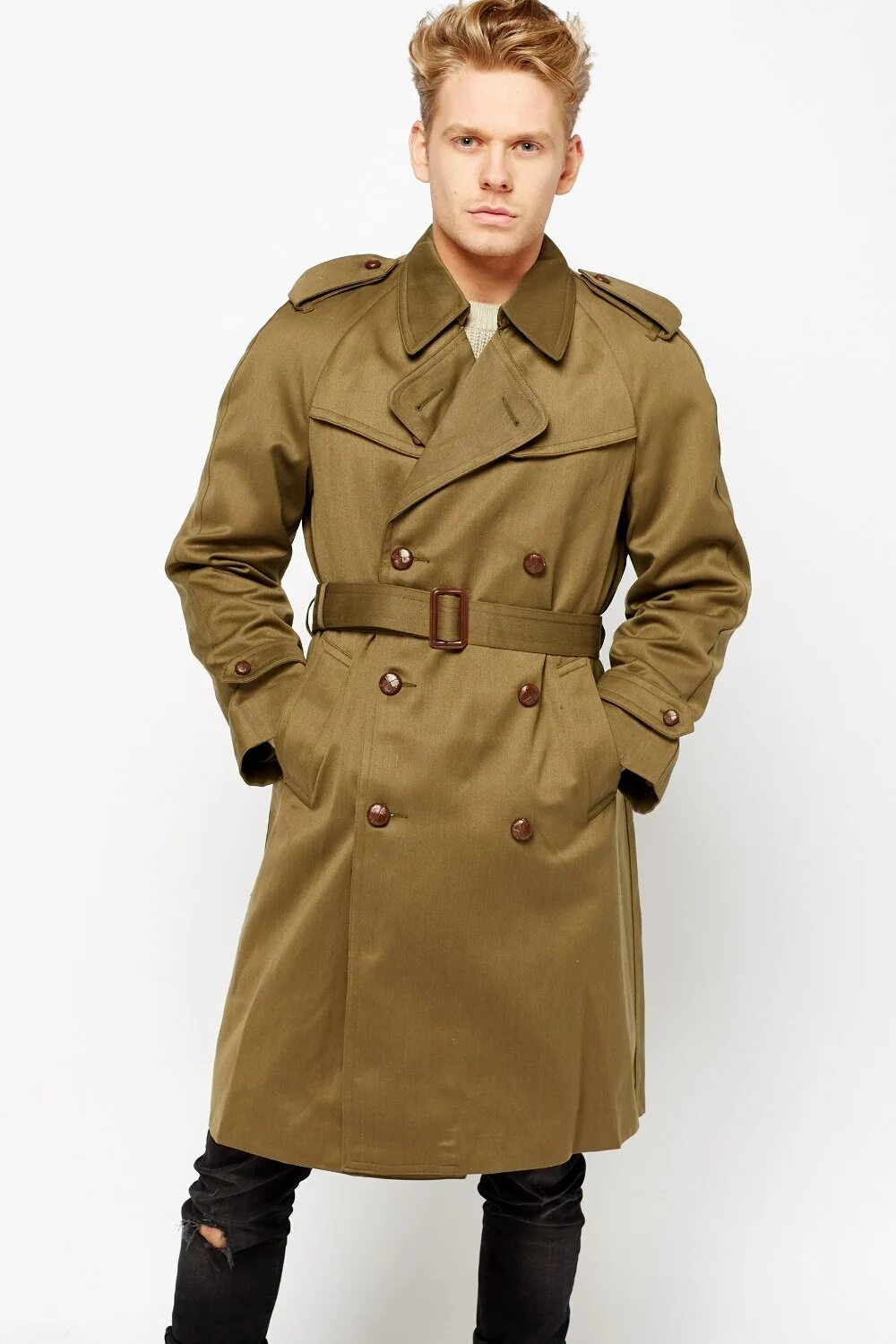 Плащ мужской в стиле милитари Trench coat - найдено 89 фото