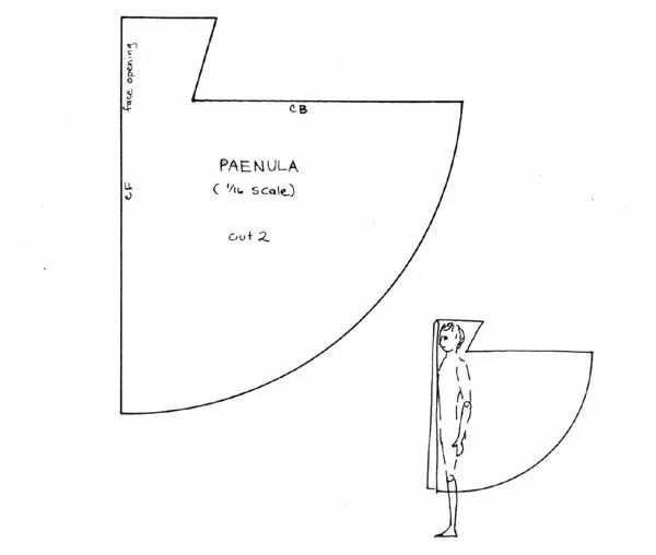 Плащ с капюшоном для куклы выкройка Пин на доске простые ВЫКРОЙКИ Плащ-накидка, Выкройки, Накидки с капюшоном