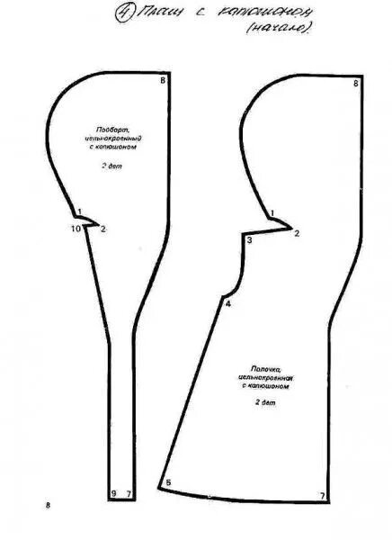 Плащ с капюшоном для куклы выкройка Выкройки одежды, для кукол барби Выкройки, Барби, Выкройки одежды