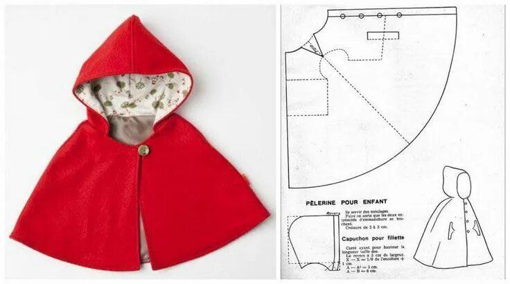 Плащ с капюшоном для куклы выкройка Pin en ω αποκριάτικες στολές en 2024 Patrones gratis de costura, Patrones, Ropa 