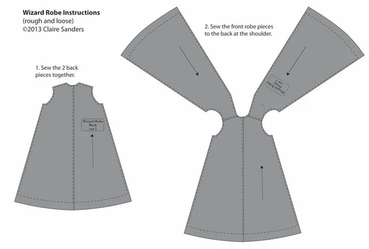 Плащ с капюшоном мужской выкройка ClaireSanders.net: Wizard Robe Harry potter robes, Wizard robes, Harry potter co