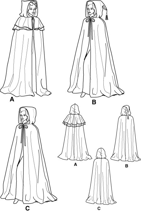 Плащ с капюшоном выкройка Traje arquera: Capa Costume sewing patterns, Sewing patterns free, Cape pattern 