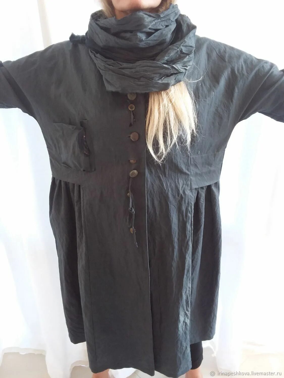 Плащ в стиле бохо женский Плащ Бохо - заказать на Ярмарке Мастеров - JEL9WRU Плащи, Краснодар