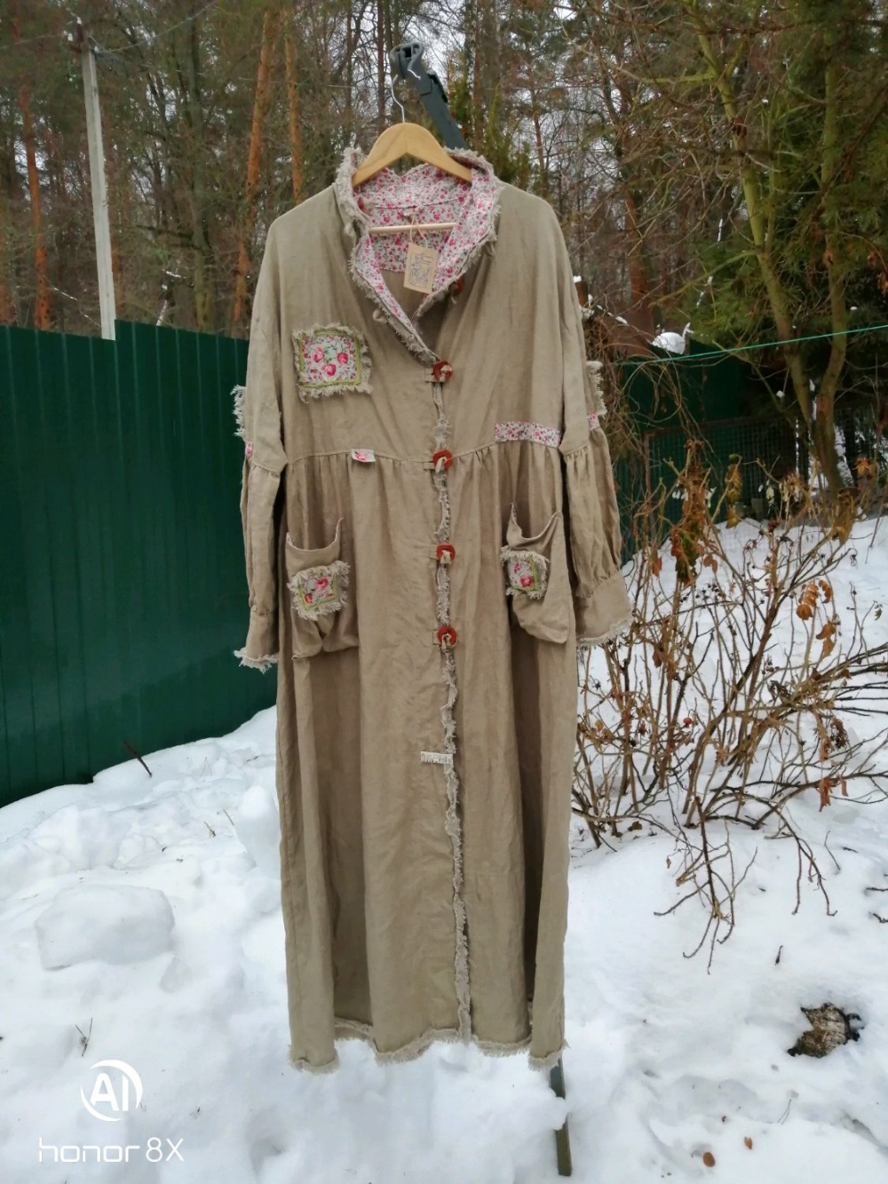 Плащ в стиле бохо женский Плащ изо льна в стиле бохо " Песня песней" - купить в интернет-магазине на Ярмар