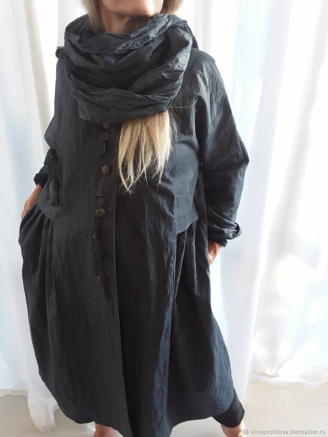 Плащ в стиле бохо женский Плащ Бохо - заказать на Ярмарке Мастеров - JEL9WRU Плащи, Краснодар