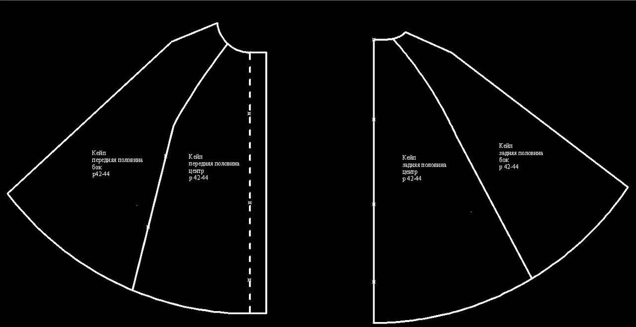Плащ вампира выкройка своими руками МК. Моделирование кейпа ***Ele HAND made*** Кройка и шитье Фотострана Пост № 282