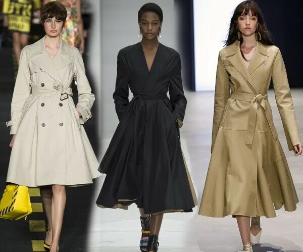 Плащ женский мода 2024 Модные плащи и тренчи на осень 2022 года
