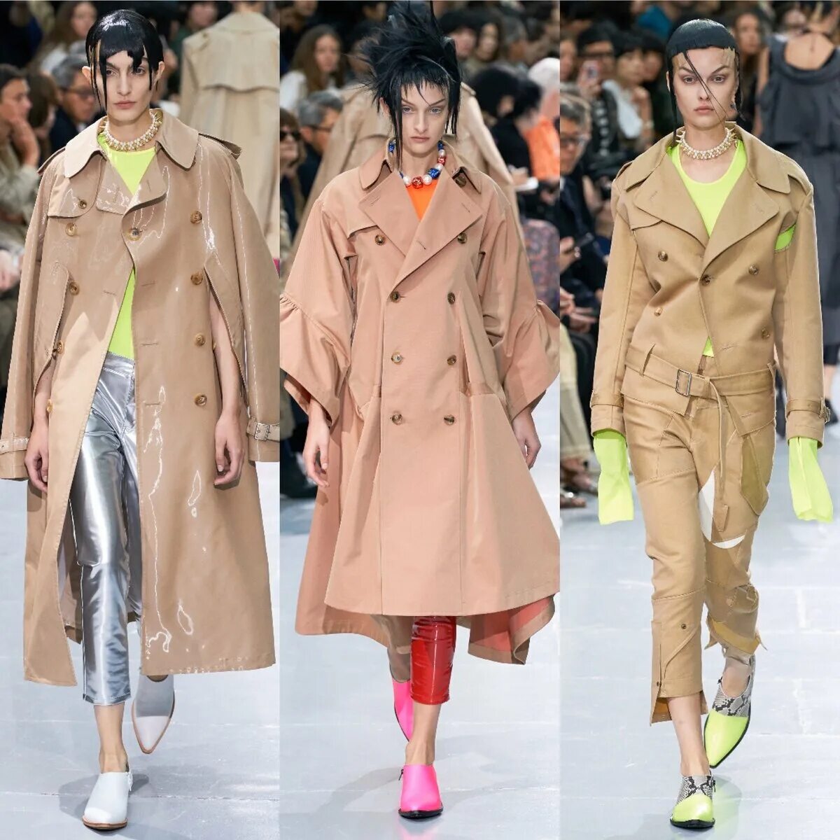 Плащ женский мода 2024 Junya Watanabe SS'20 RTW. Да не почему... Fashion Guru Дзен