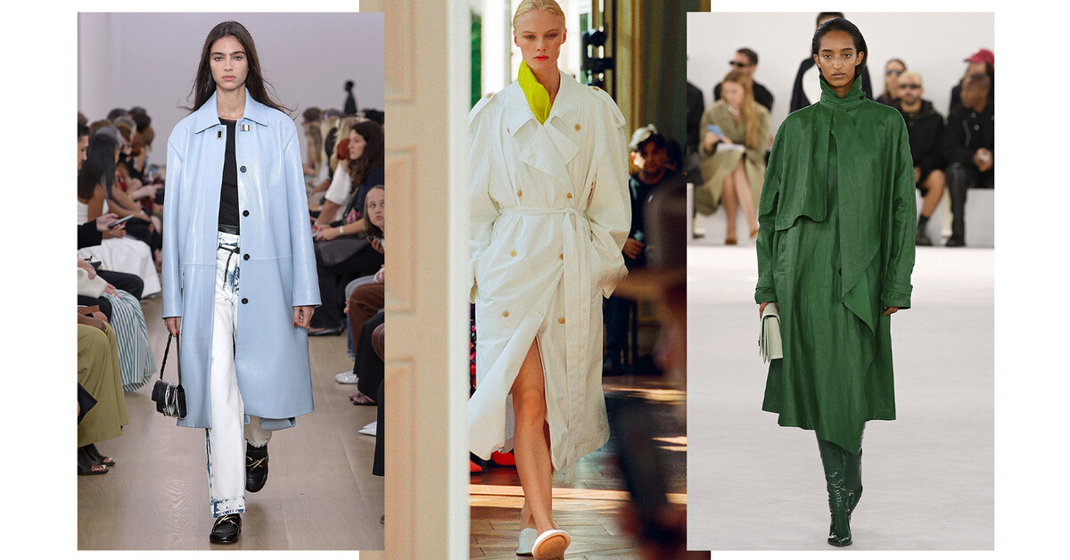 Плащ женский осень 2024 тренды Какого цвета купить плащ на весну-2024: 7 самых актуальных вариантов с подиумов