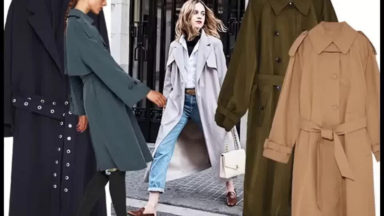 Плащ женский осень 2024 тренды Модные плащи и тренчи на осень 2017 - YouTube