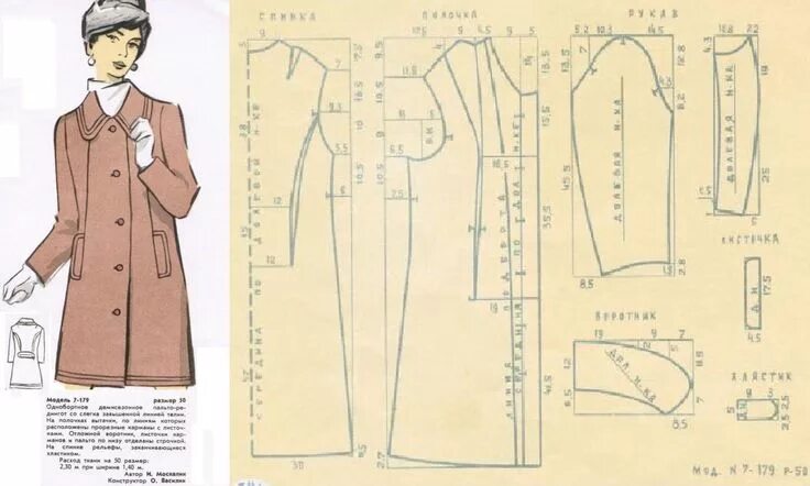 Плащ женский выкройка бесплатно Pin on Выкройки 70-х г. T shirt sewing pattern, Vintage dress sewing patterns, J