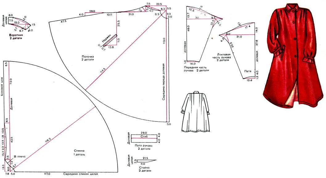 Плащ женский выкройка бесплатно Шьем дома: модель выкройки для накидки с капюшоном с рукавами