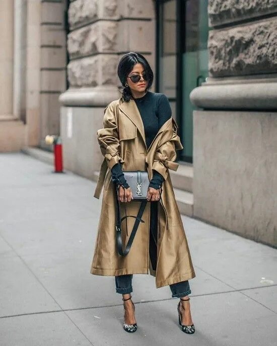 Плащи женские 2024 модные фото Мода на женские тренчи и плащи 2018-2019 - тренды, фото, стильные образы Edgy fa