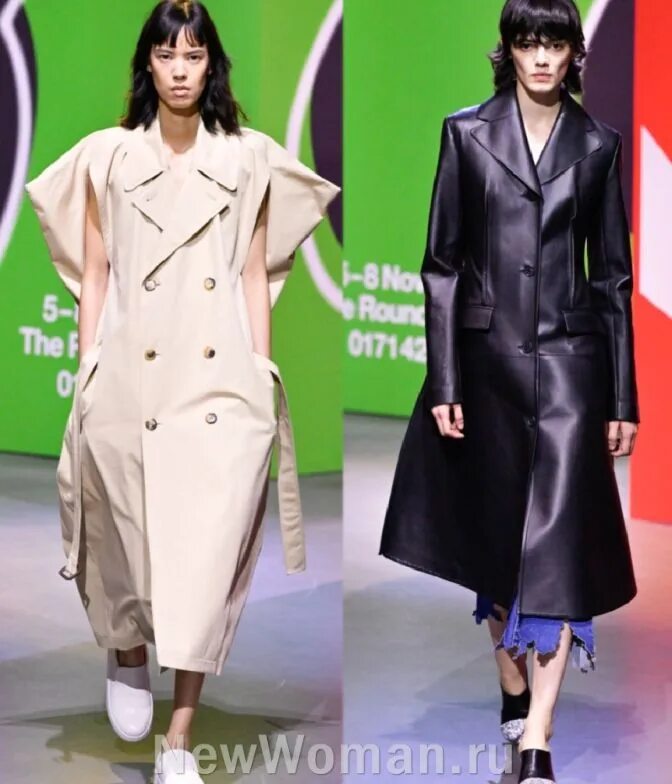 Плащи женские 2024 модные фото Модный женский плащ 2024 - обзор трендов на весну, лето и осень 2024 года, фото 