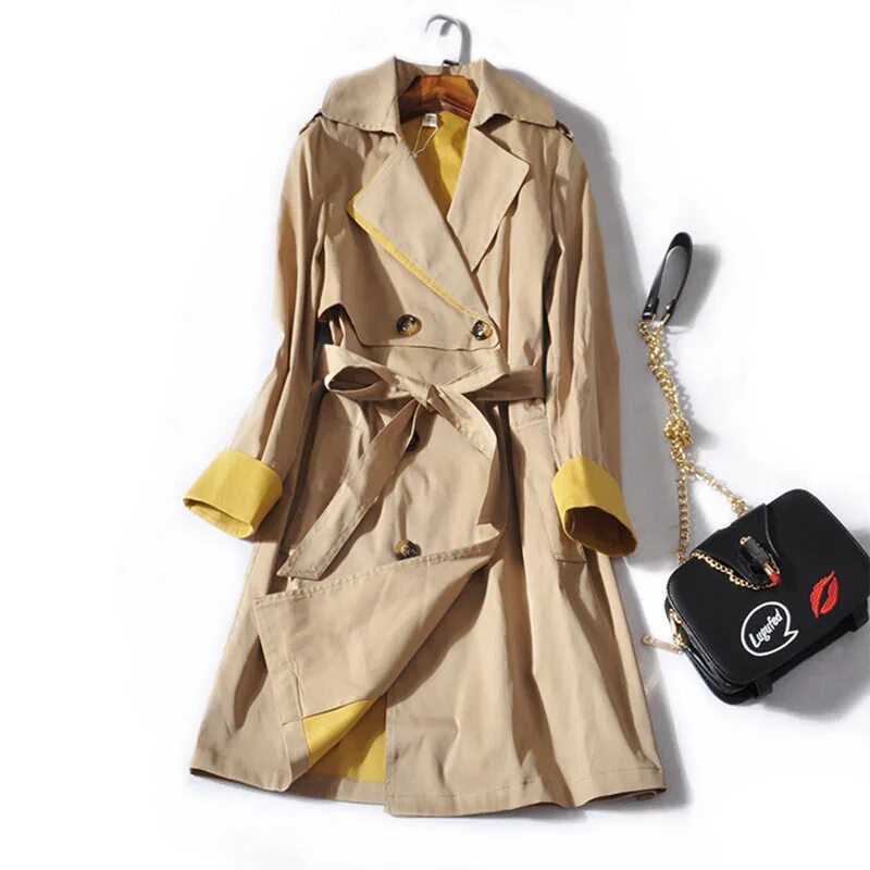 Плащи женские 2024 осень фото Плащ осенний фото Duhi-Queen.ru