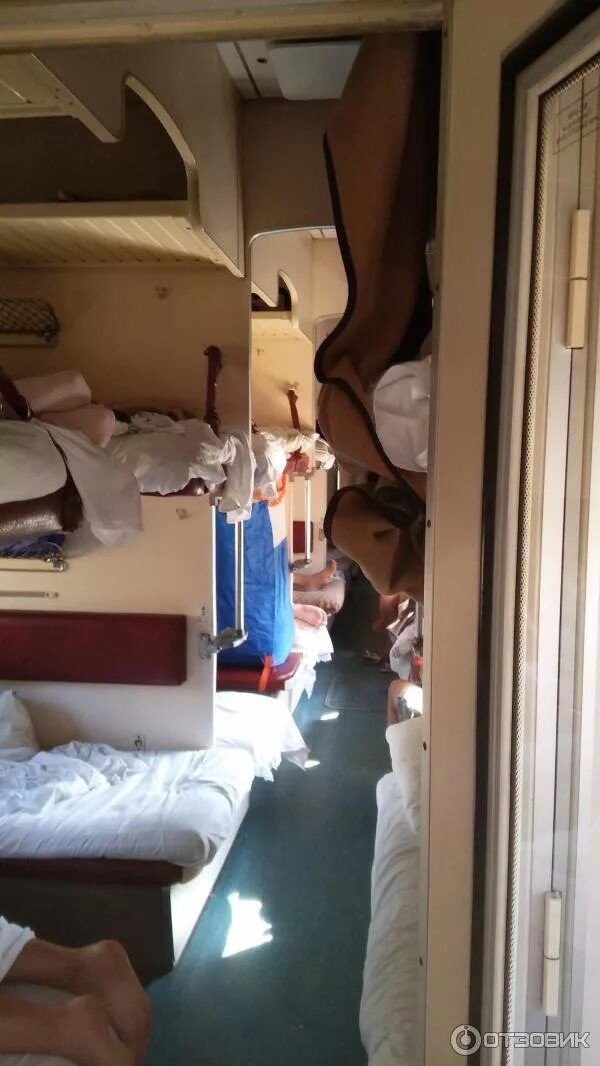 Плацкарт москва анапа фото Отзыв о Скорый поезд РЖД № 155С Анапа-Москва Приятная поездка по приемлемой цене