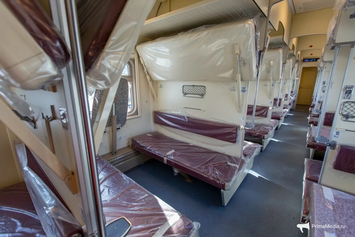 Плацкарт москва владивосток фото В Санкт-Петербурге представили Финляндский вокзал и поезд "Аллегро" после модерн