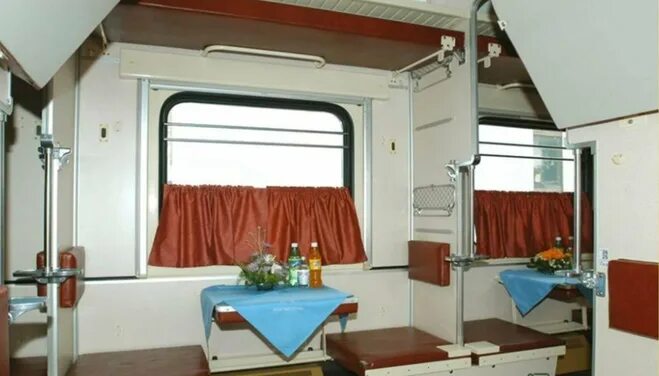 Плацкарт верхнее боковое место фото Когда должен быть разложен стол, на боковой нижней полке поезда?