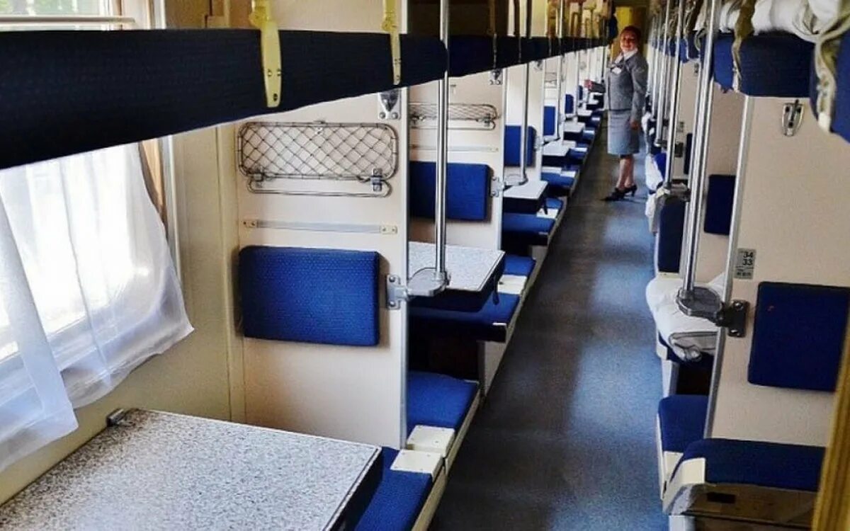 Плацкарт верхние места фото В России пассажиры верхних и нижних полок получат равные права по размещению баг