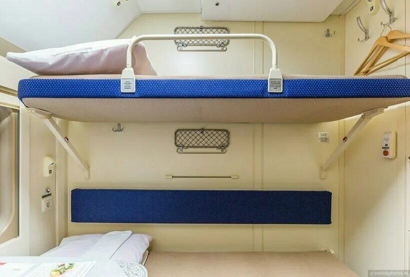 Плацкарт верхняя полка фото Может ли верхняя полка в поезде сорваться и упасть вместе с пассажиром