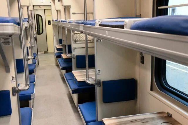 Плацкартный вагон фото снаружи В Москве представили концепцию плацкартного вагона с просторными полками Аргумен