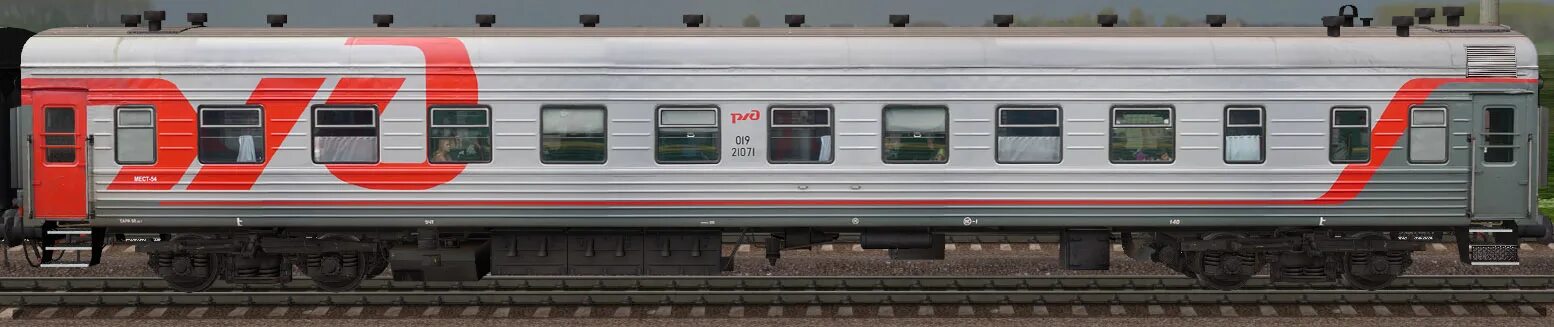 Плацкартный вагон фото снаружи ZDSimulator-дополнения - Каталог файлов - Железные Монстры России