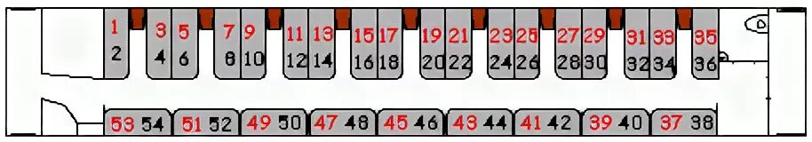 Плацкартный вагон схема расположения мест нижний Ответы Mail.ru: Как расположены места в плац карте (если есть фото то пришлите в