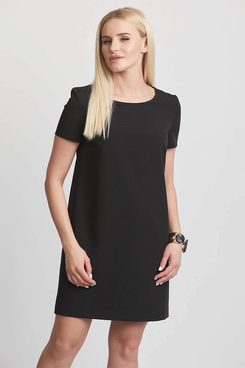 Платье черное прямое фото Платье прямое черное 041 в интернет-магазине Ярмарка Мастеров по цене 1600 ₽ - O