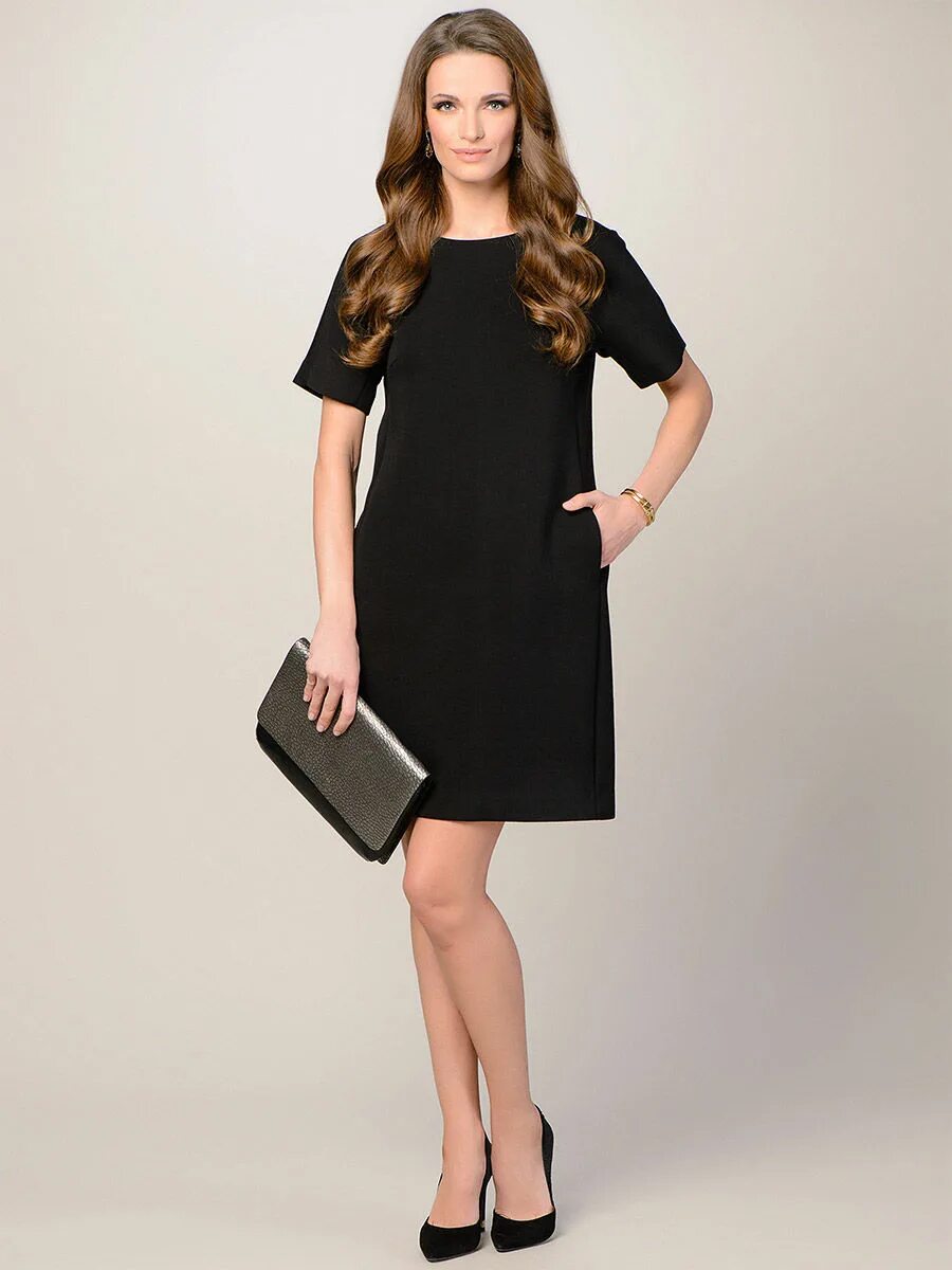 Платье черное прямое фото Платье Sweet Me 1839211 купить за 9077 ₽ в интернет-магазине Wildberries