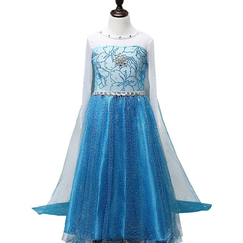 Платье эльзы фото Платье девушки, Frozen Elsa,110,синий Балет, Девочки, На любой сезон, размер 110