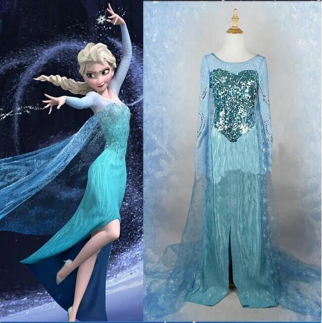 Платье эльзы из холодного сердца фото Pin on Toys for Children